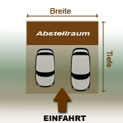 Geräteschuppen seitlich